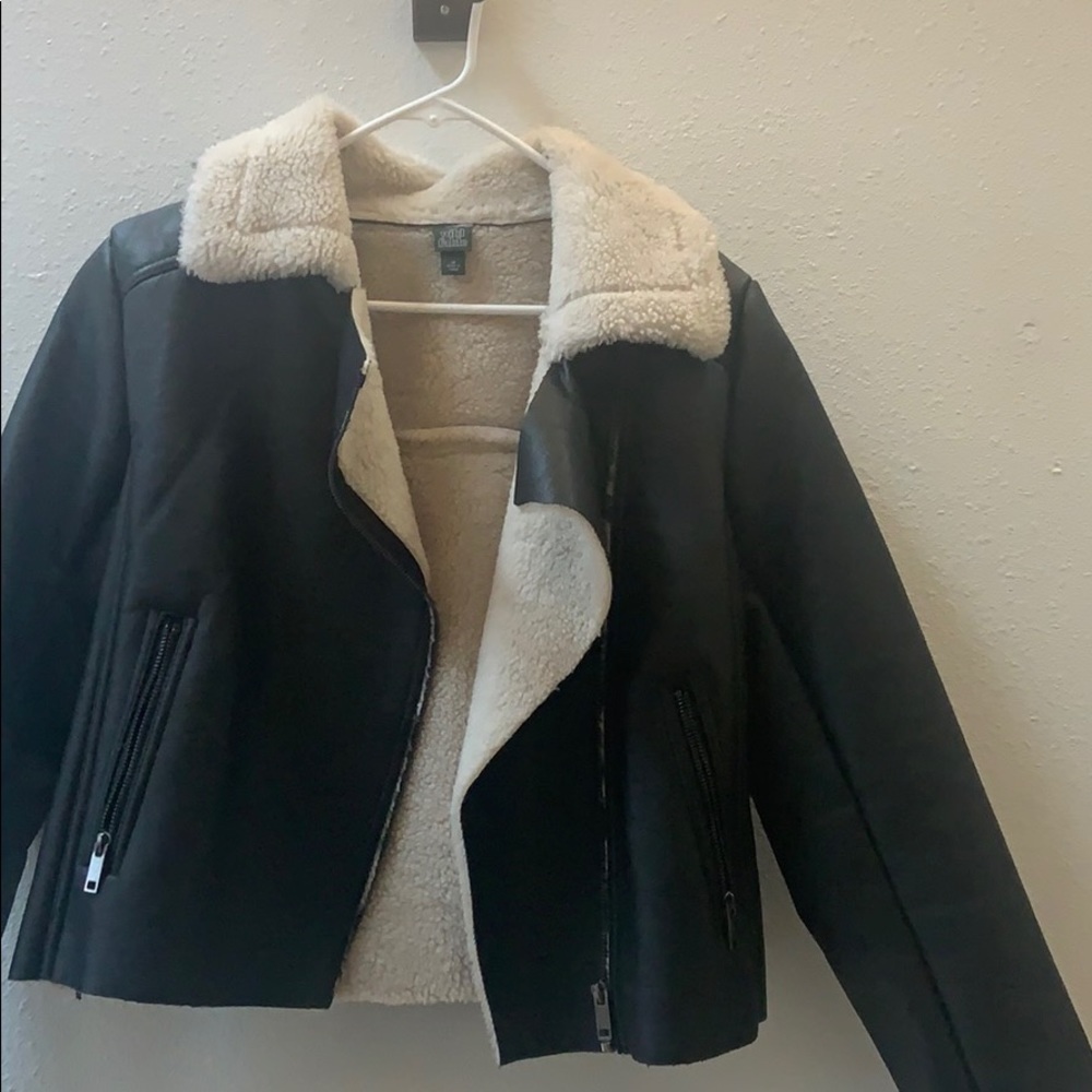 Fun leather jacket